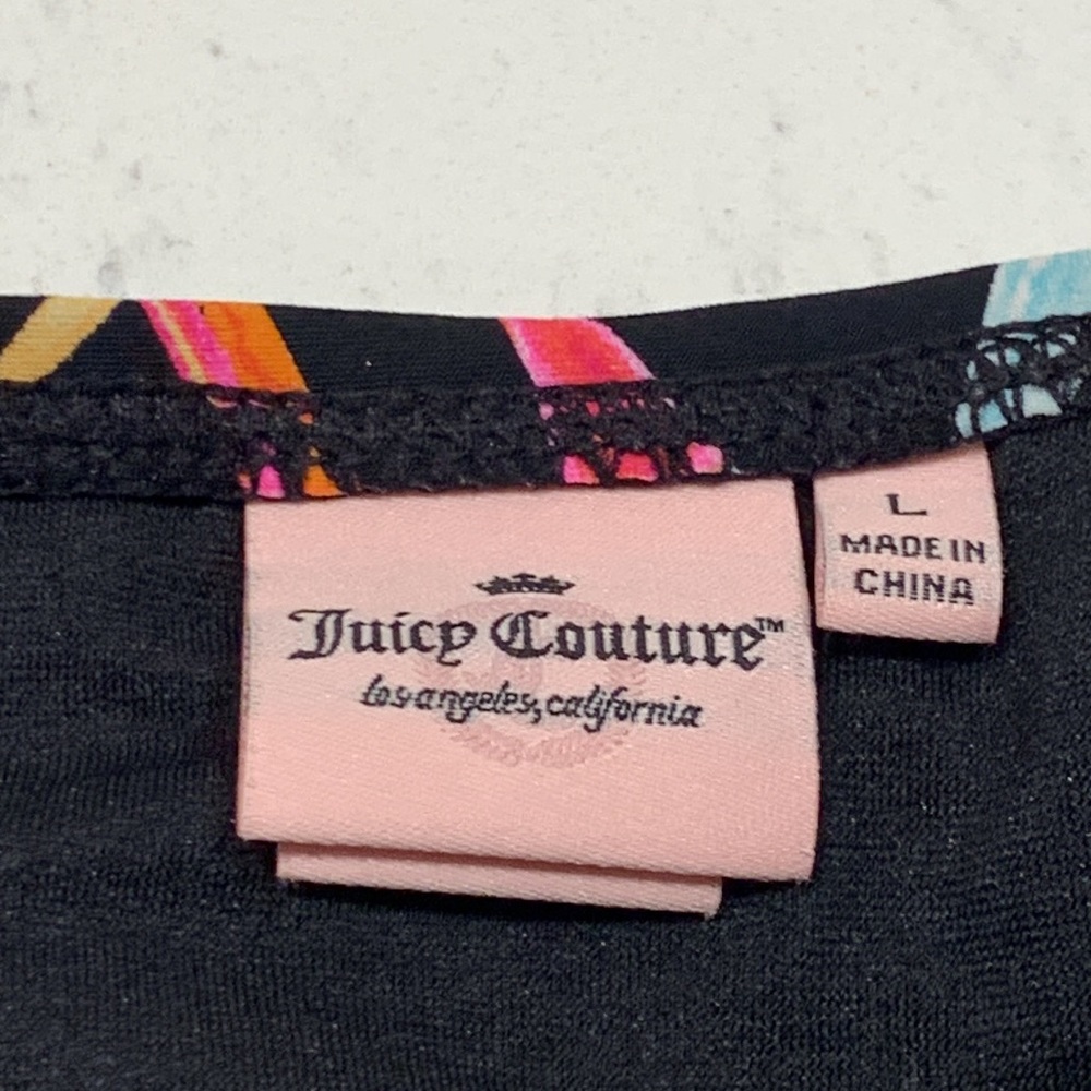 JUICY COUTURE Swim Bottom Popsicle Bikini Size XL Black - Picture 3 of 4